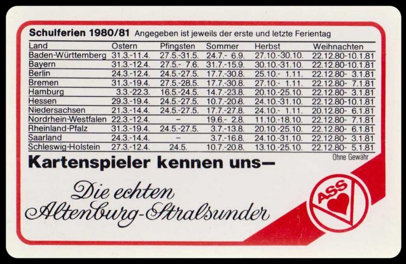 5.Календарик 1980г.,ГДР
