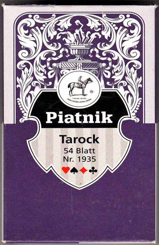 Tarock No.1935 (Производство и удача Таро стиль)